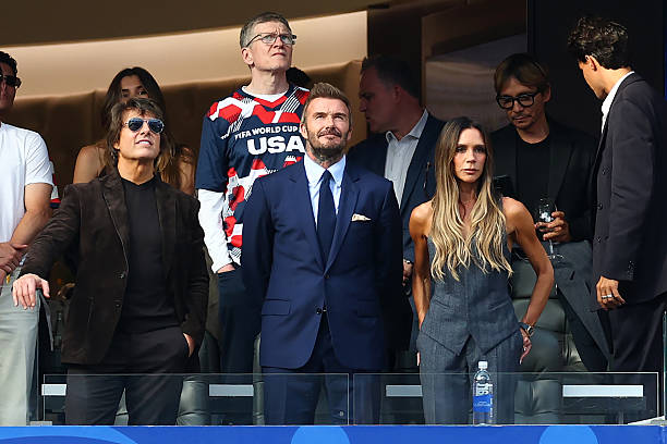 Tom Cruise Promotes New Film During FIFA World Cup Closing Ceremony